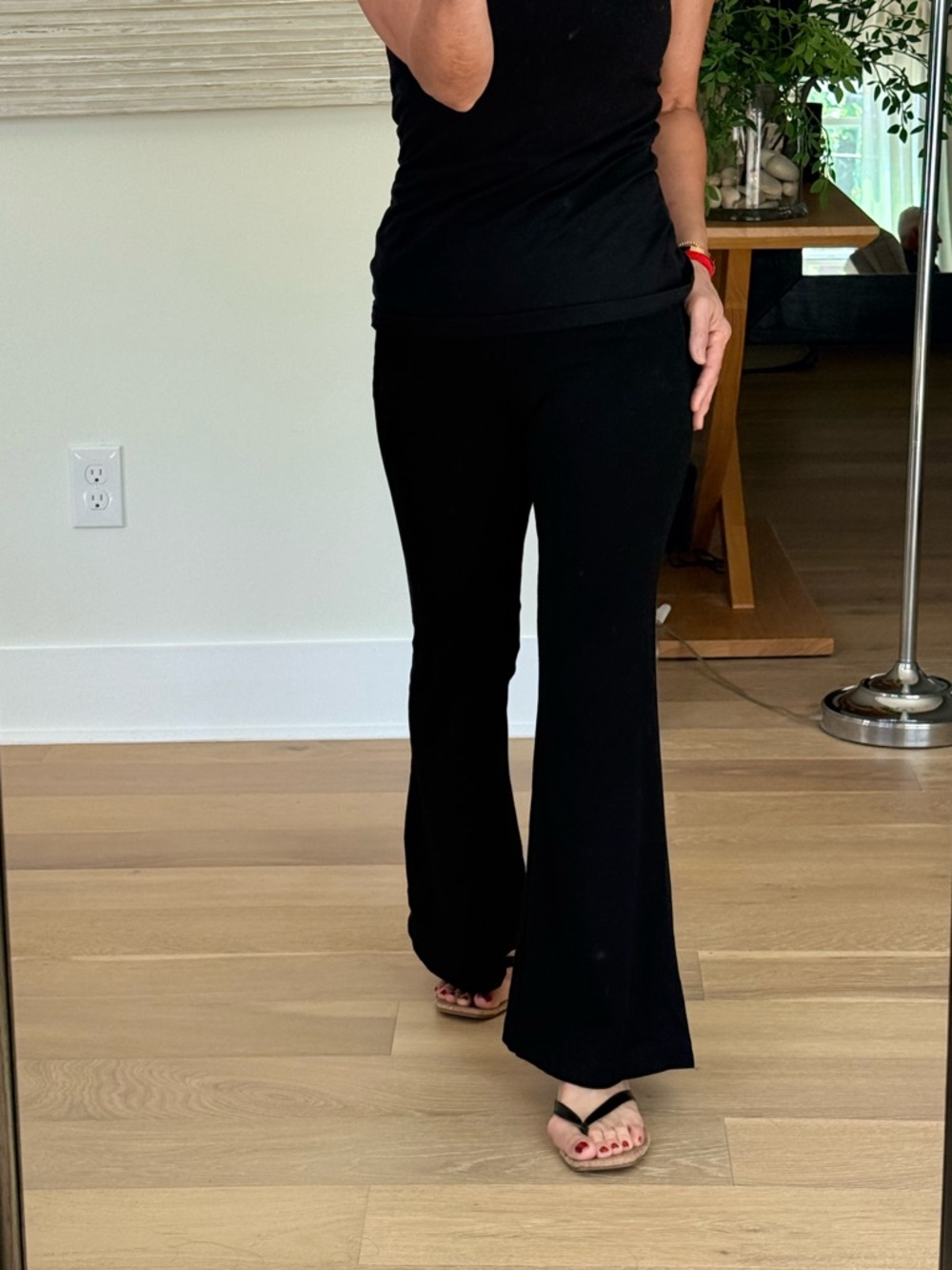 Ella Moss Black Flare Pants size XS - Picture 3 of 11
